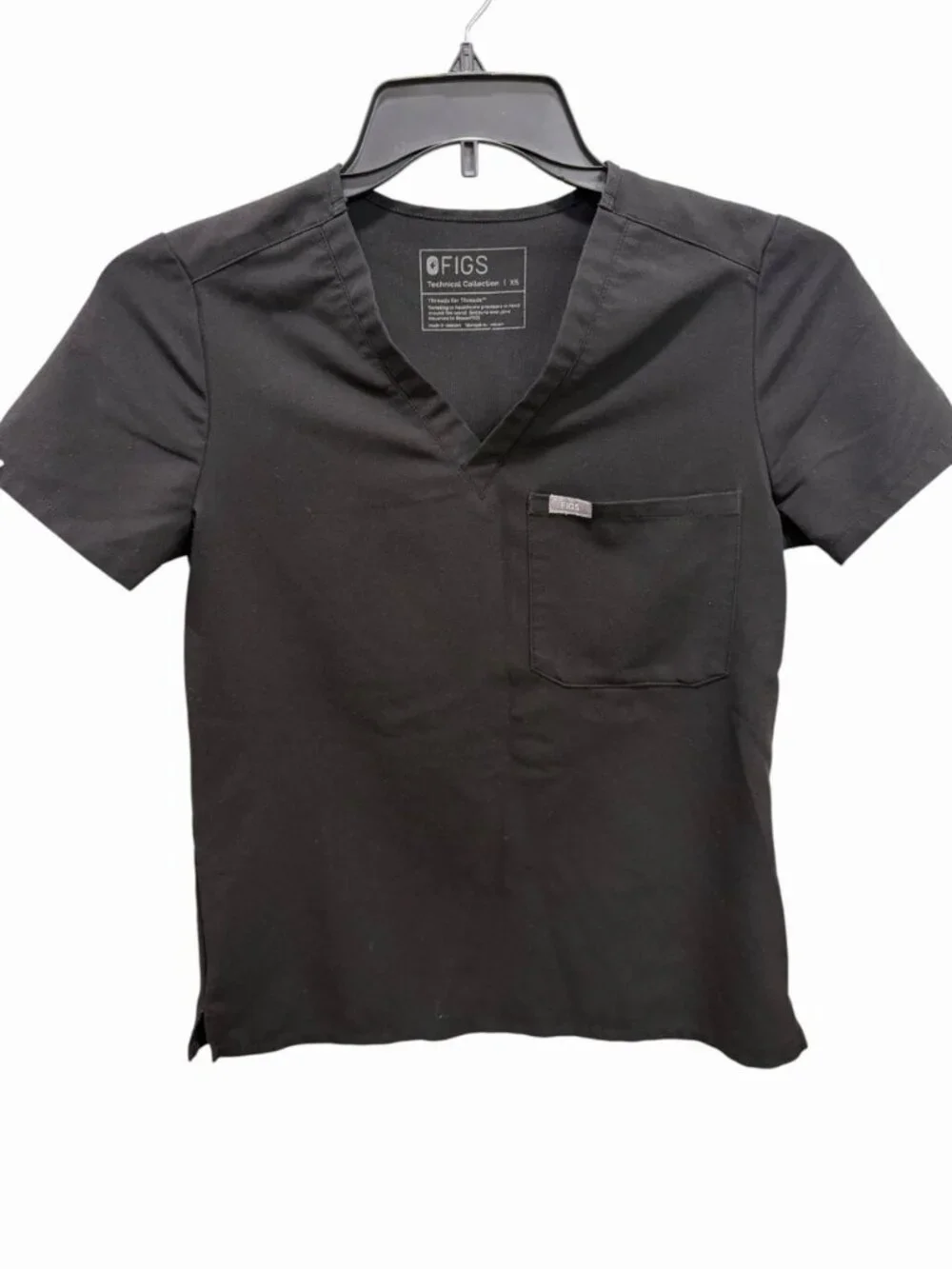 FIGS Women's XS Scrub Top Medical Uniform Hospital Nurse PO#2453